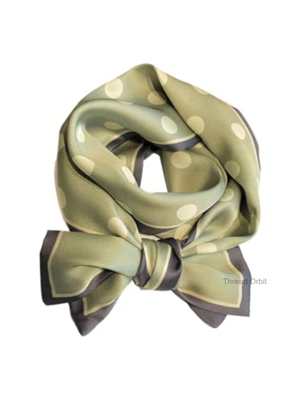 Polka Dots Satin Silk Scarf Headband Hair Wrap Bandana
